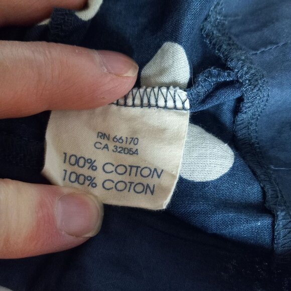 Edme & Esyllte 6 Dress Anthropologie Navy Blue Polka Dot Sleeveless Mini Sheer - Picture 8 of 9